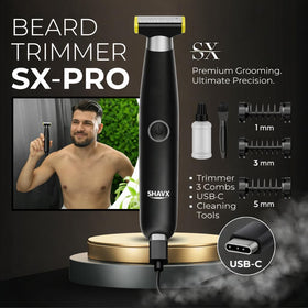 SHAVX cleaning-kit keeps blades clean with simple maintenance.