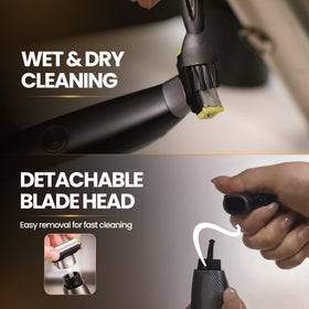 SHAVX skin-safe design minimizes irritation for sensitive areas.