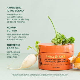 Kokum butter moisture penetration in SHAZ & KIKS shampoo on hair strands