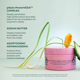 Naram Conditioner with Ashwagandha oil boosts strand strength and nourishment