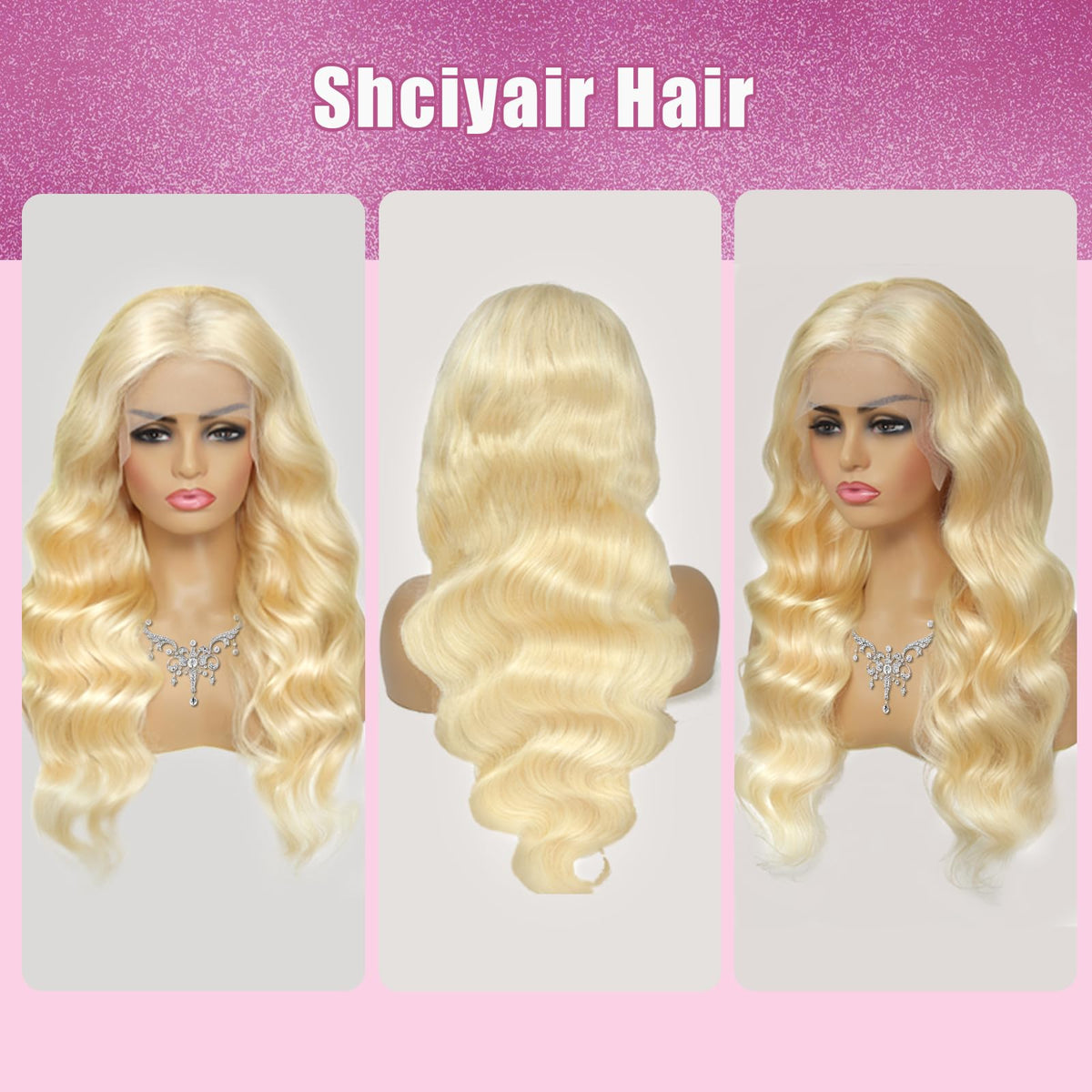 Shciyair wig suited for weddings or parties with elegant appearance.