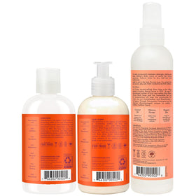SheaMoisture Kids Mango Butter and Carrot Oil ingredients concept for nourishing hair