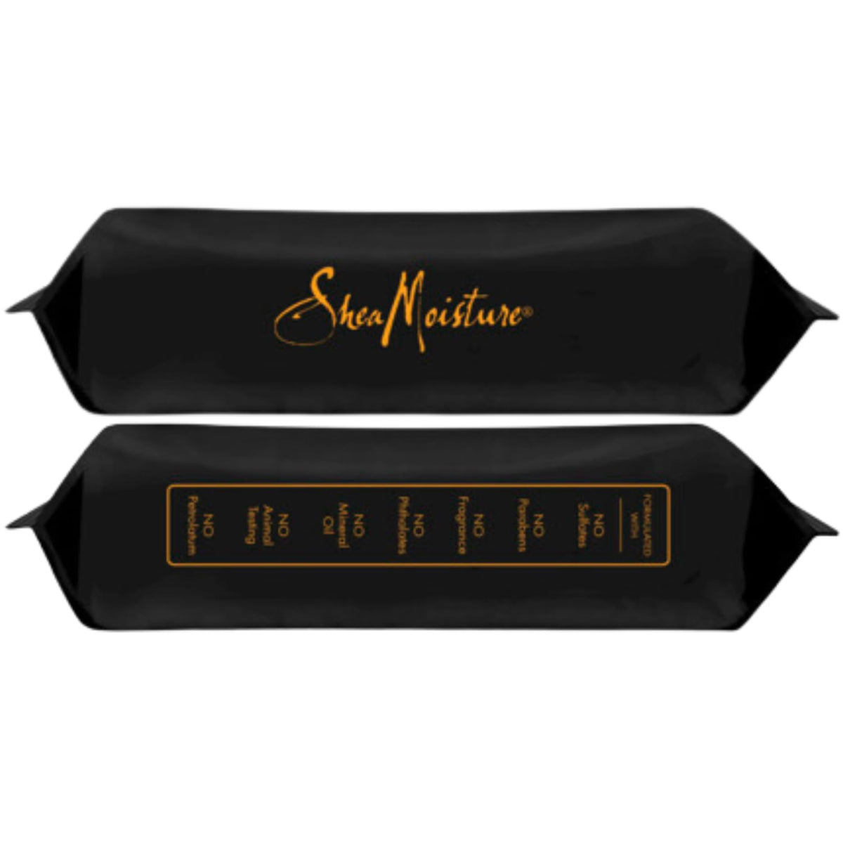 Shea Moisture makeup remover wipes enriched with Calendula for soothing cleansing.