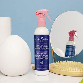 Silicone-free Miracle Styler formula emphasized for effortless styling.