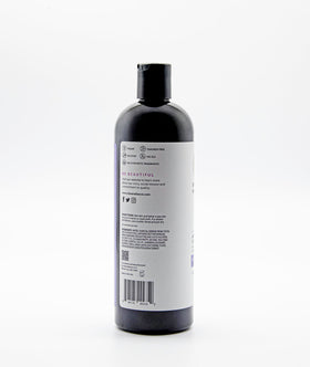 Creamy lather forming from Shea Radiance body wash for gentle cleansing.
