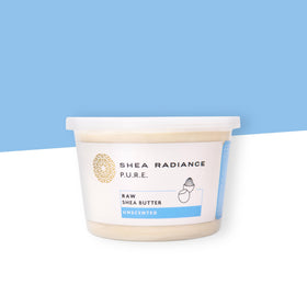 Shea Radiance Massage-ready shea butter for soothing body massages.