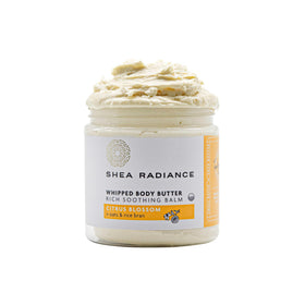 Shea Radiance P.U.R.E. whipped butter Citrus Blossom jar for deep hydration
