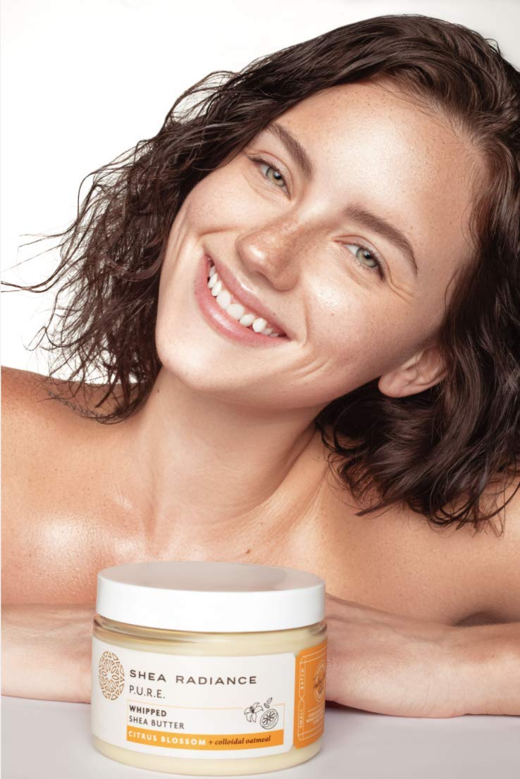 Rice bran oil component highlighted in Shea Radiance P.U.R.E. whipped butter