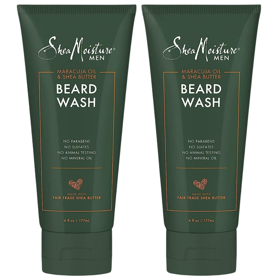 SheaMoisture Beard Wash full-beard-shampoo shows a refreshing gel cleanse for a clean, soft beard