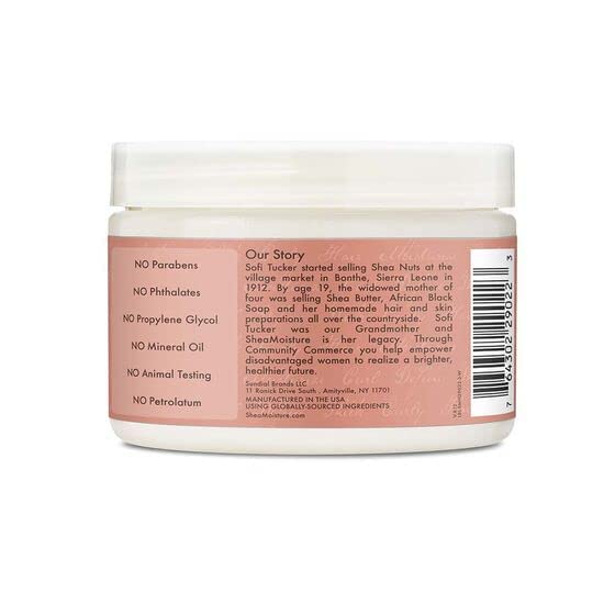 Sheamoisture Coconut Hibiscus Smoothie bottle pouring into hands