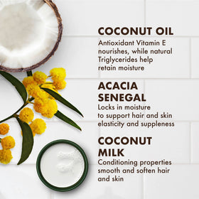 SheaMoisture Coconut Oil for Face packaging shot with two bottles