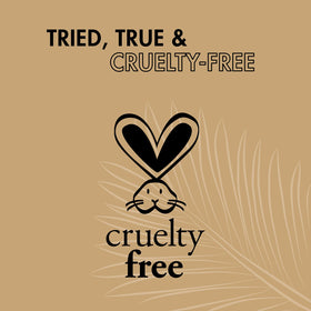 Cruelty-free logo signaling ethical production and no animal testing