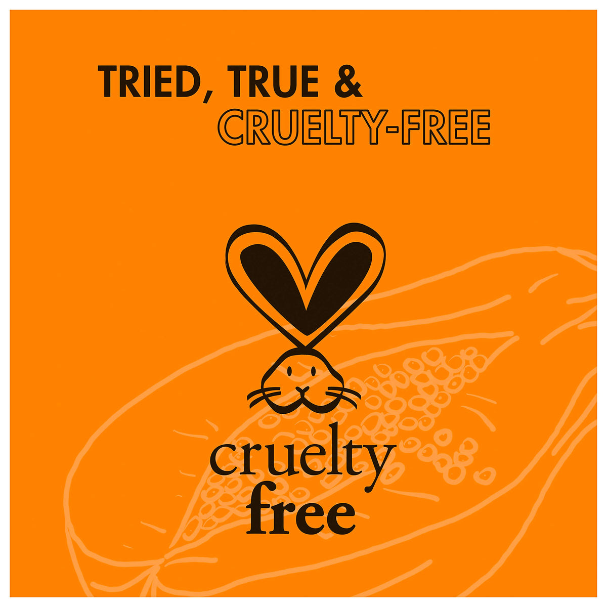 Sheamoisture Cruelty-free symbol on packaging emphasizing ethical skincare choice.