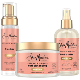 SheaMoisture Curl Enhancing Smoothie bottle boosts defined curls