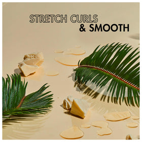 Packaging label of Curl Stretch Pudding showing no silicone or sulfates.