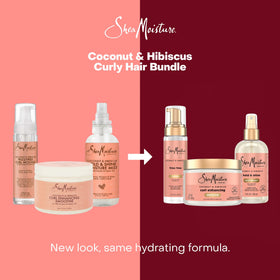 Lifestyle shot of natural curls in daily routine with SheaMoisture