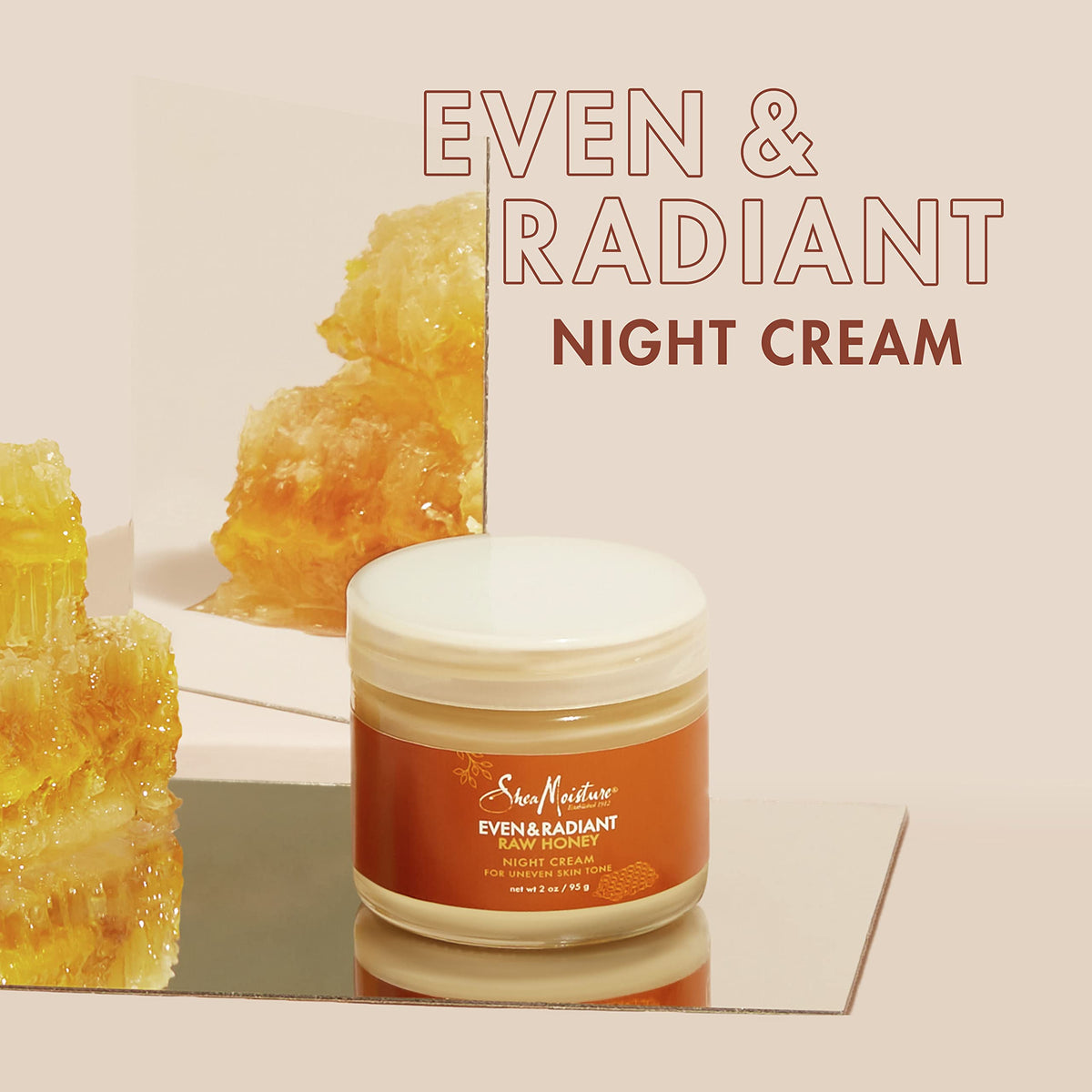 Packaging of SheaMoisture Even and Radiant showing ethically sourced materials
