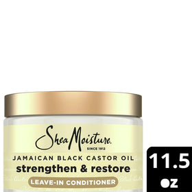 Finished look with smooth, less frizzy hair after using SheaMoisture conditioner.