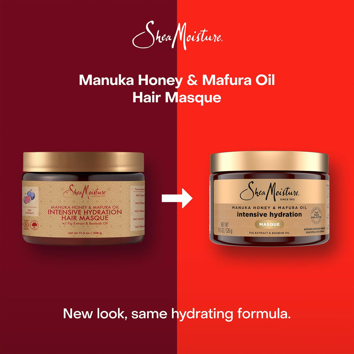 Sheamoisture Manuka Honey Mafura Hair Masque jar rich texture visible