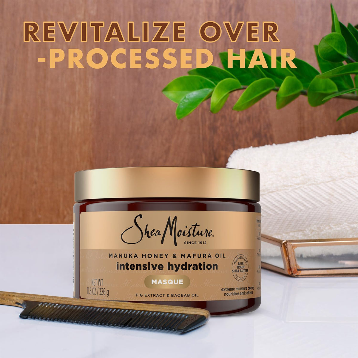 Sheamoisture Manuka Honey Mafura Hair Masque packaging box
