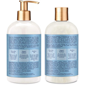 SheaMoisture Manuka Honey and Yogurt Conditioner tube detangling ease.