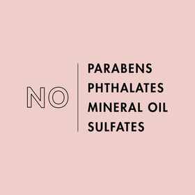 Formula contains no parabens, phthalates, mineral oil, or sulfates for gentle daily use.
