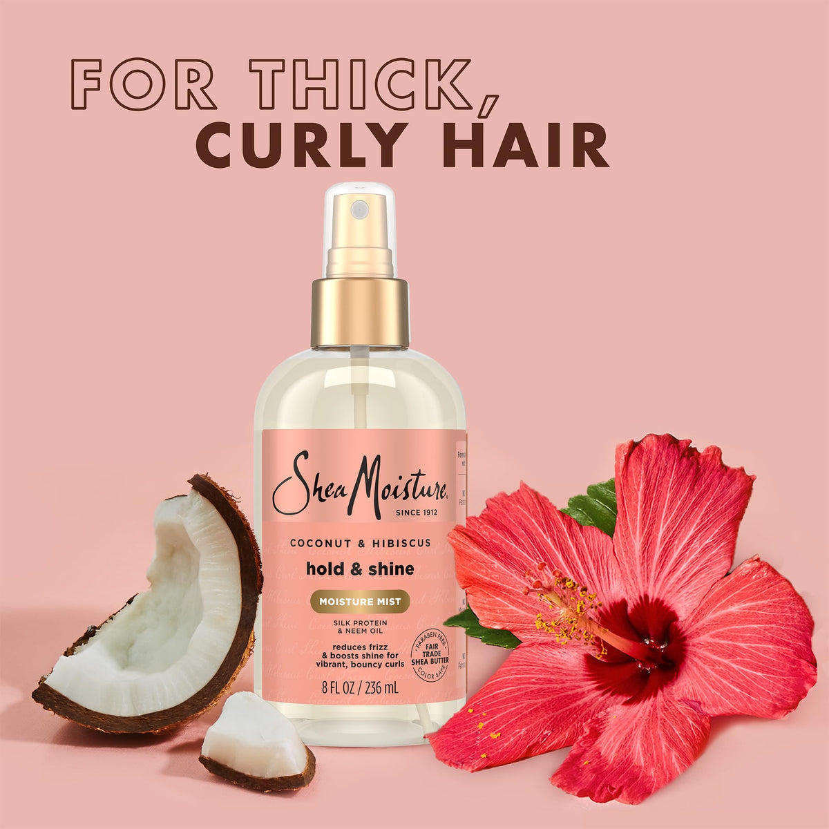 Silk protein from SheaMoisture strengthens and smooths hair fibers