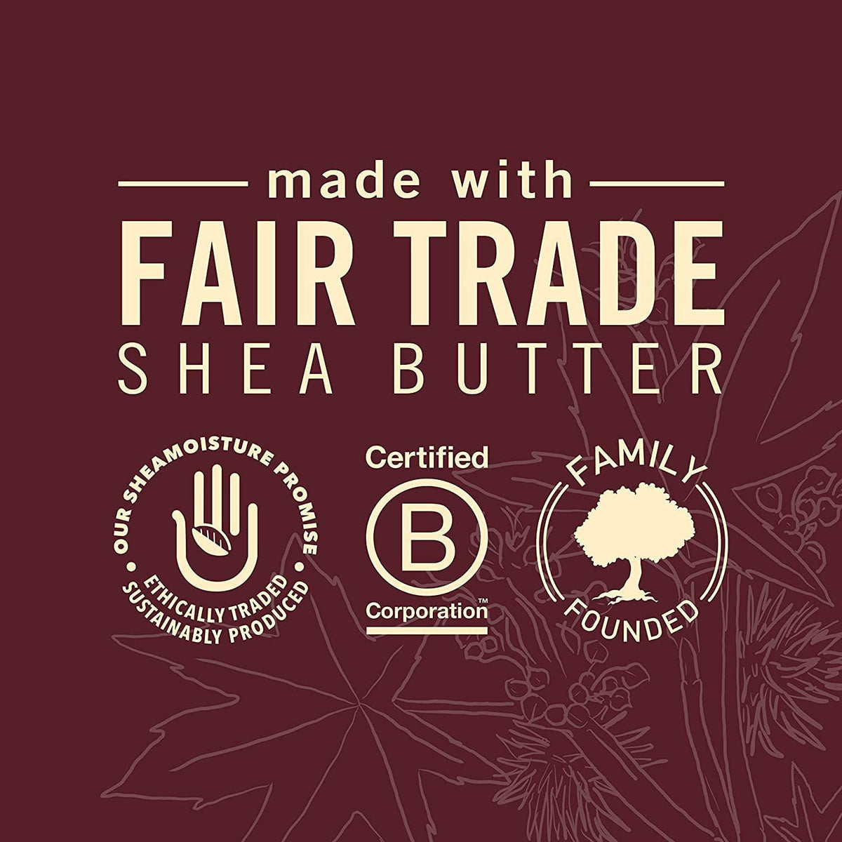 Sulfate-free formula label on SheaMoisture product