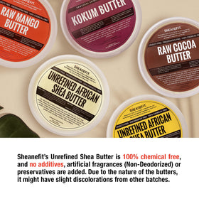 Sheanefit raw shea butter applied on skin for hydration