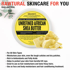 Sheanefit yellow shea butter Borututu roots provide nourishment