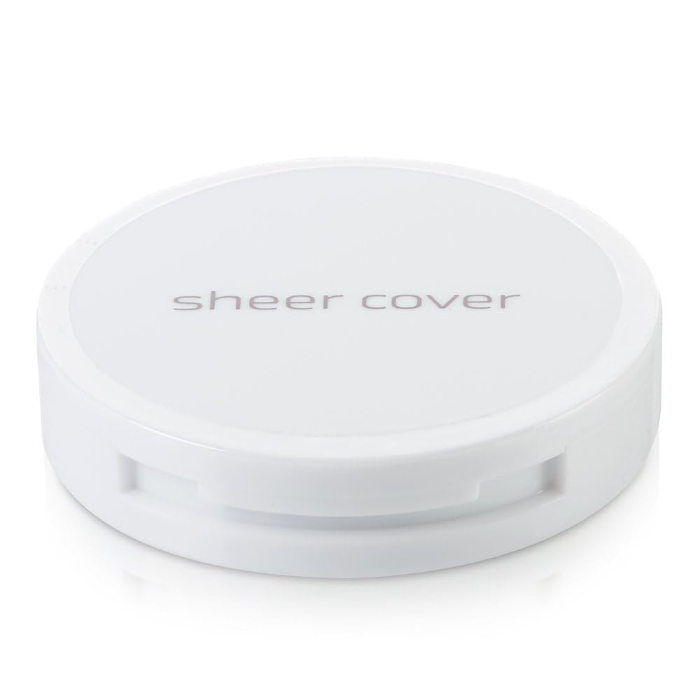 Compact with skin-tone shade matching palette for personalized coverage.