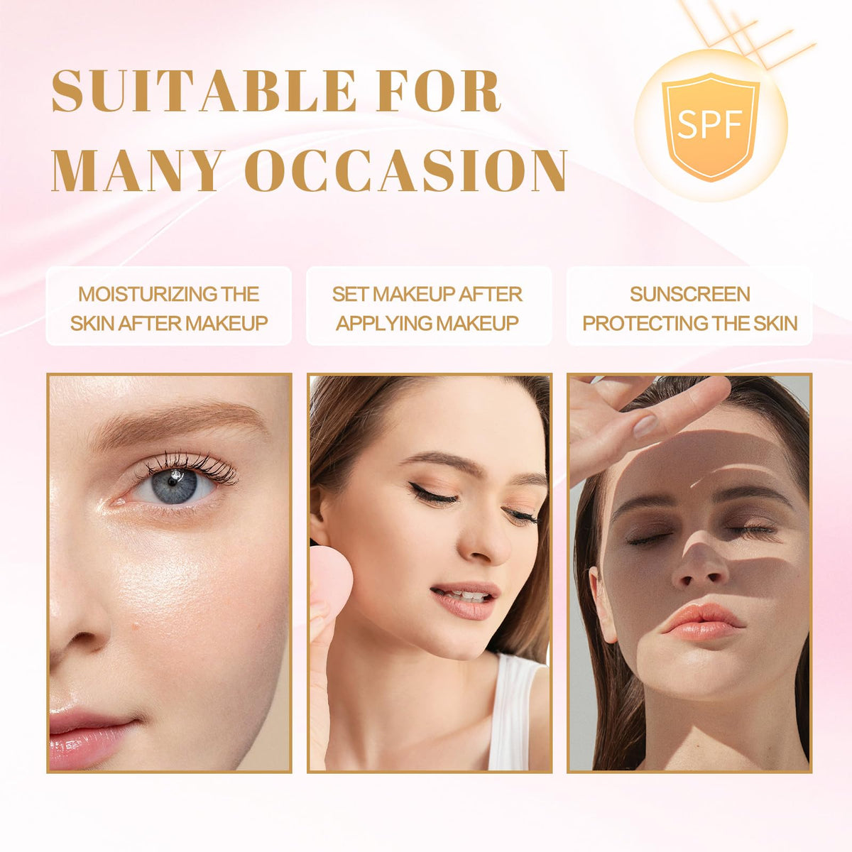 Sheghy Sunglaze vitamin E hydration sun care for comfortable skin