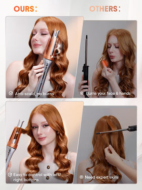 SHEGLAM 1-inch curling iron with three temperature settings