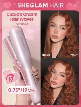 SHEGLAM dual-voltage waver ideal for travel and global styling