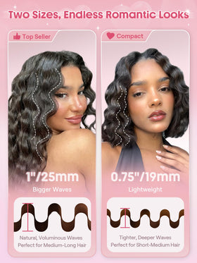 SHEGLAM Heart Hair Clip included to hold hair while styling