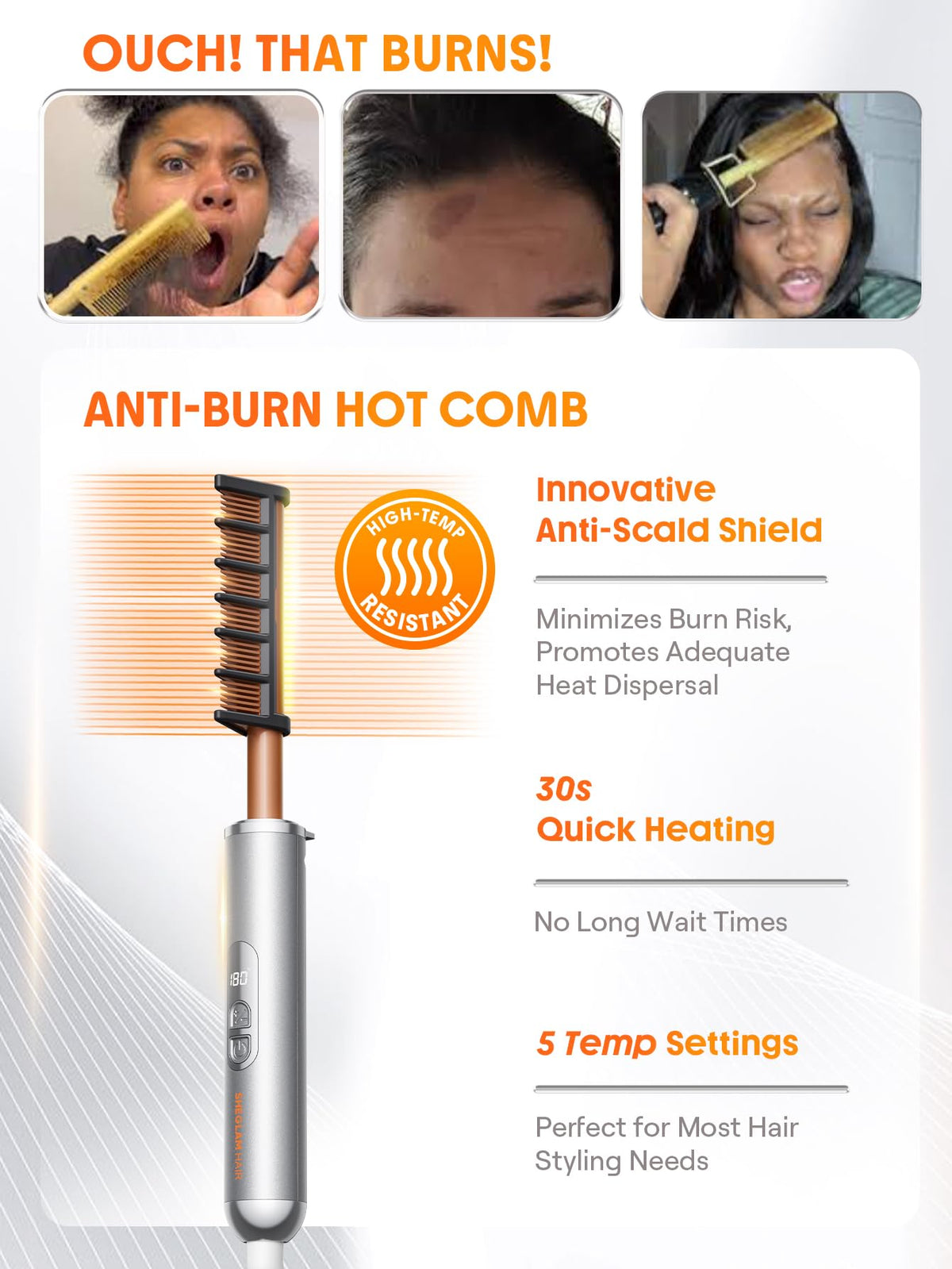 Sheglam insulated shield minimizes burns for safer styling