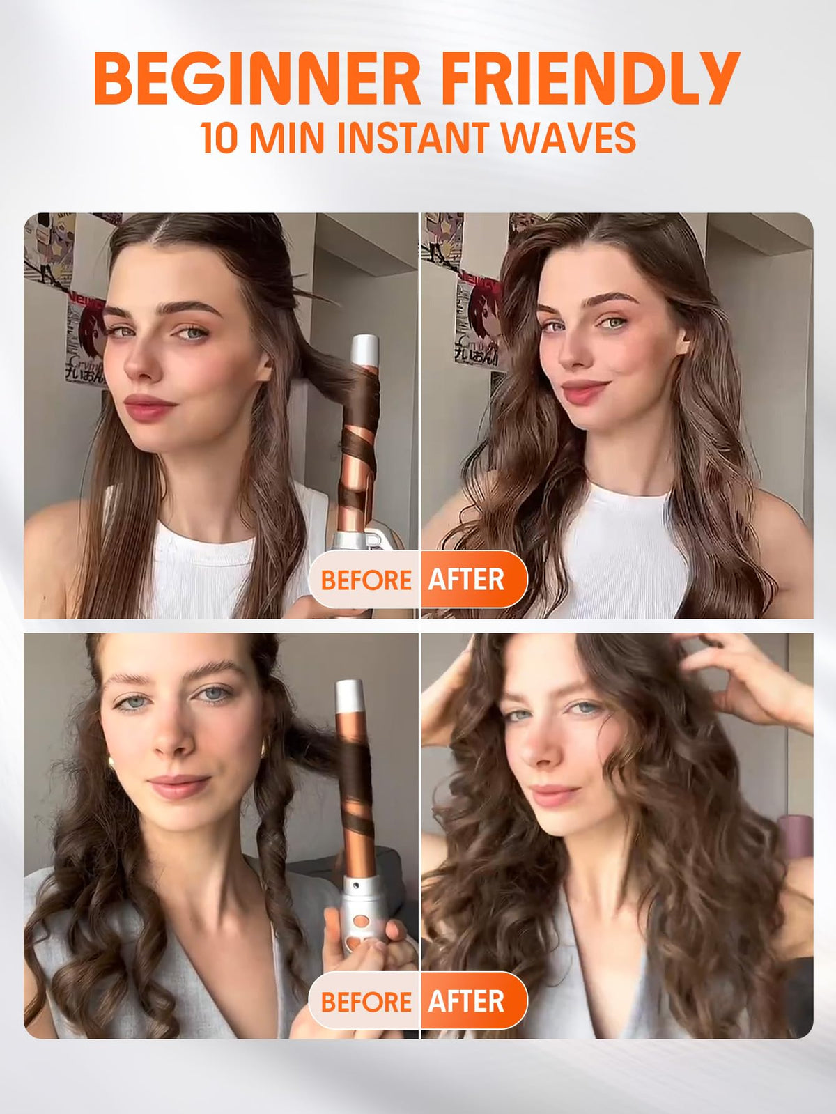 SHEGLAM heats in 60 seconds for faster mornings.