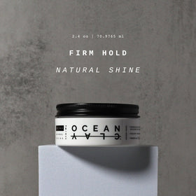 SHEHVOO Ocean Clay texture close-up reveals defined, versatile hold.