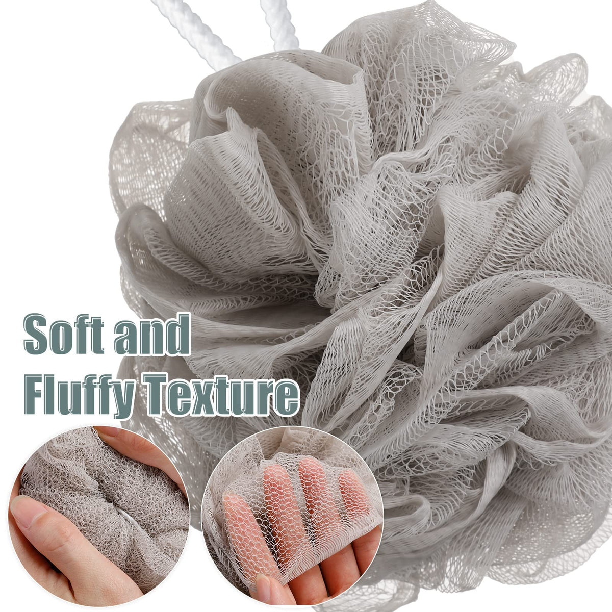 Shellwei large 60 g body sponge with skin friendly PE material
