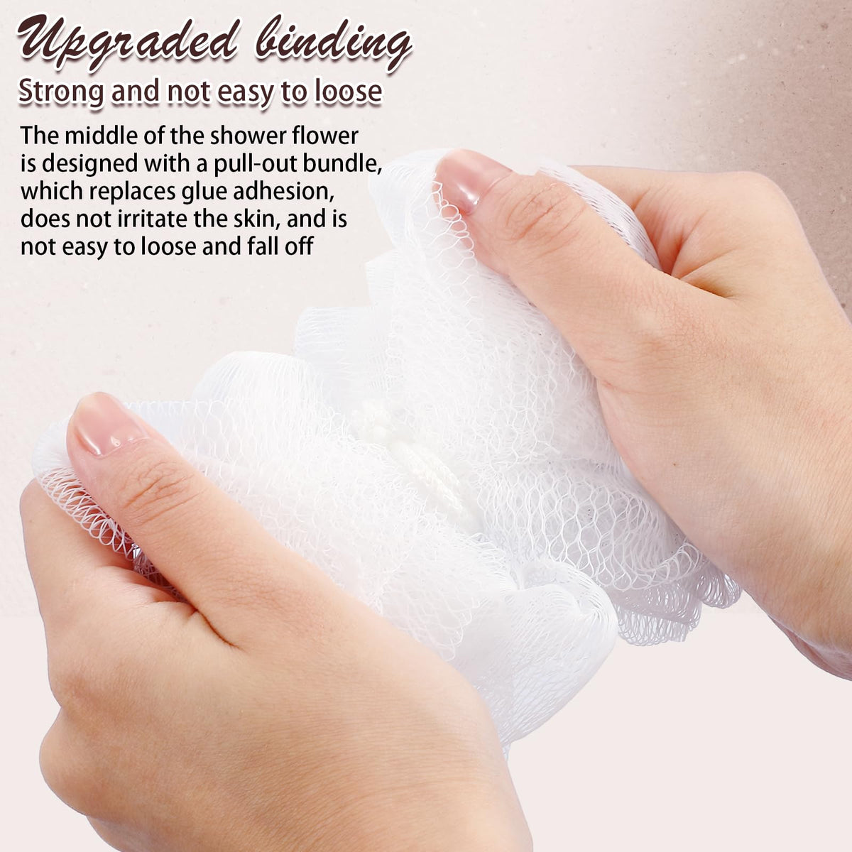 Shellwei odor-free shower loofah for comfortable daily use