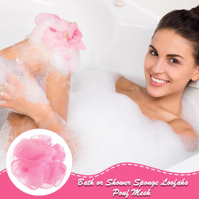 Shellwei bulk pink loofahs pack suitable for gifting