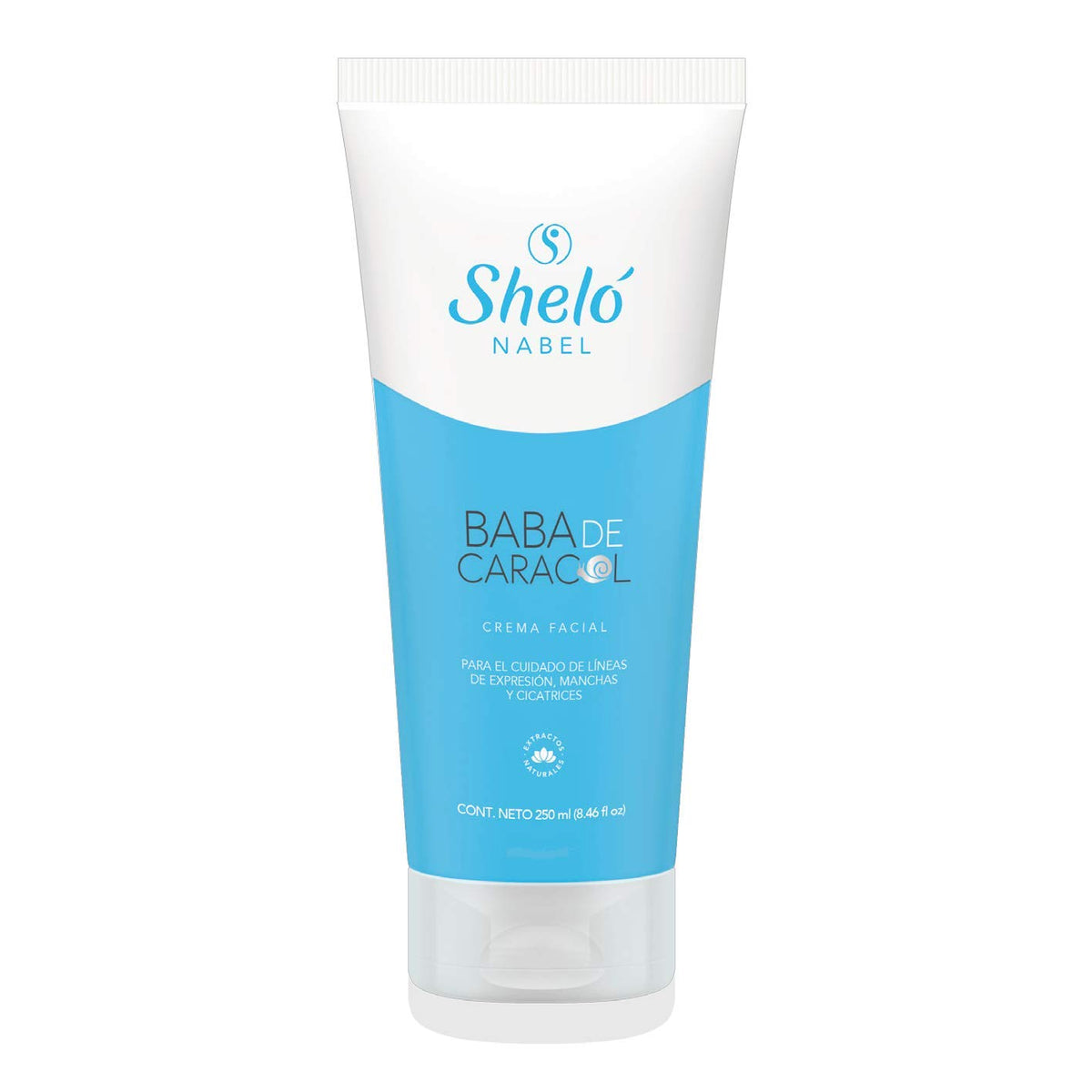 Sheló NABEL snail cream jar closeup showing rich hydration for the skin