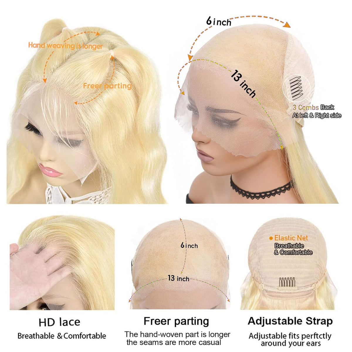 ShengCai bleached-knot pre-plucked baby hair for a natural look.