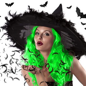 SHENJIPPC pink wig provides soft, playful ambiance.