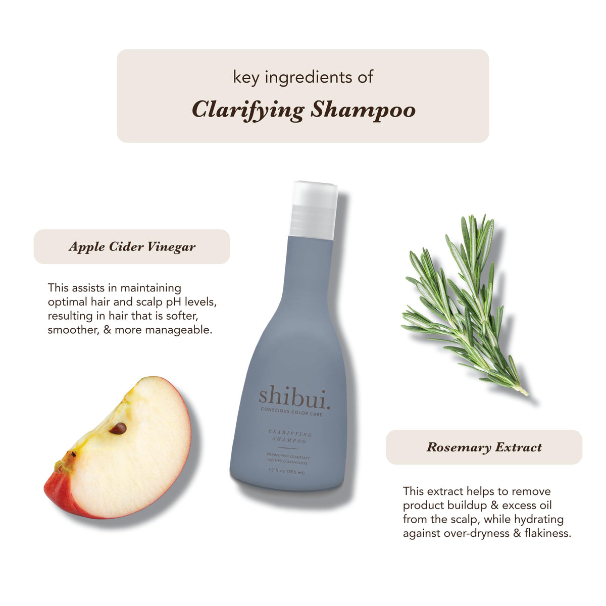 SHIBUI Clarifying Shampoo foamy-lather close-up signals rich cleansing experience.