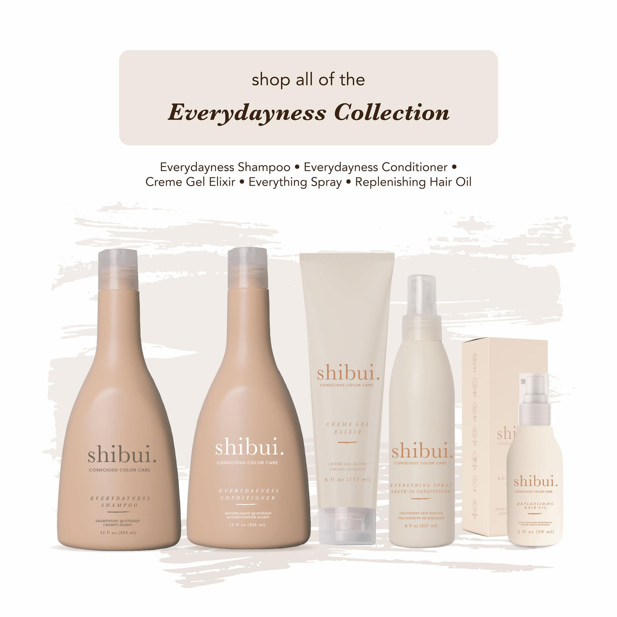 Core 4 Color Care Complex in SHIBUI Creme Gel Elixir helps preserve color vibrancy
