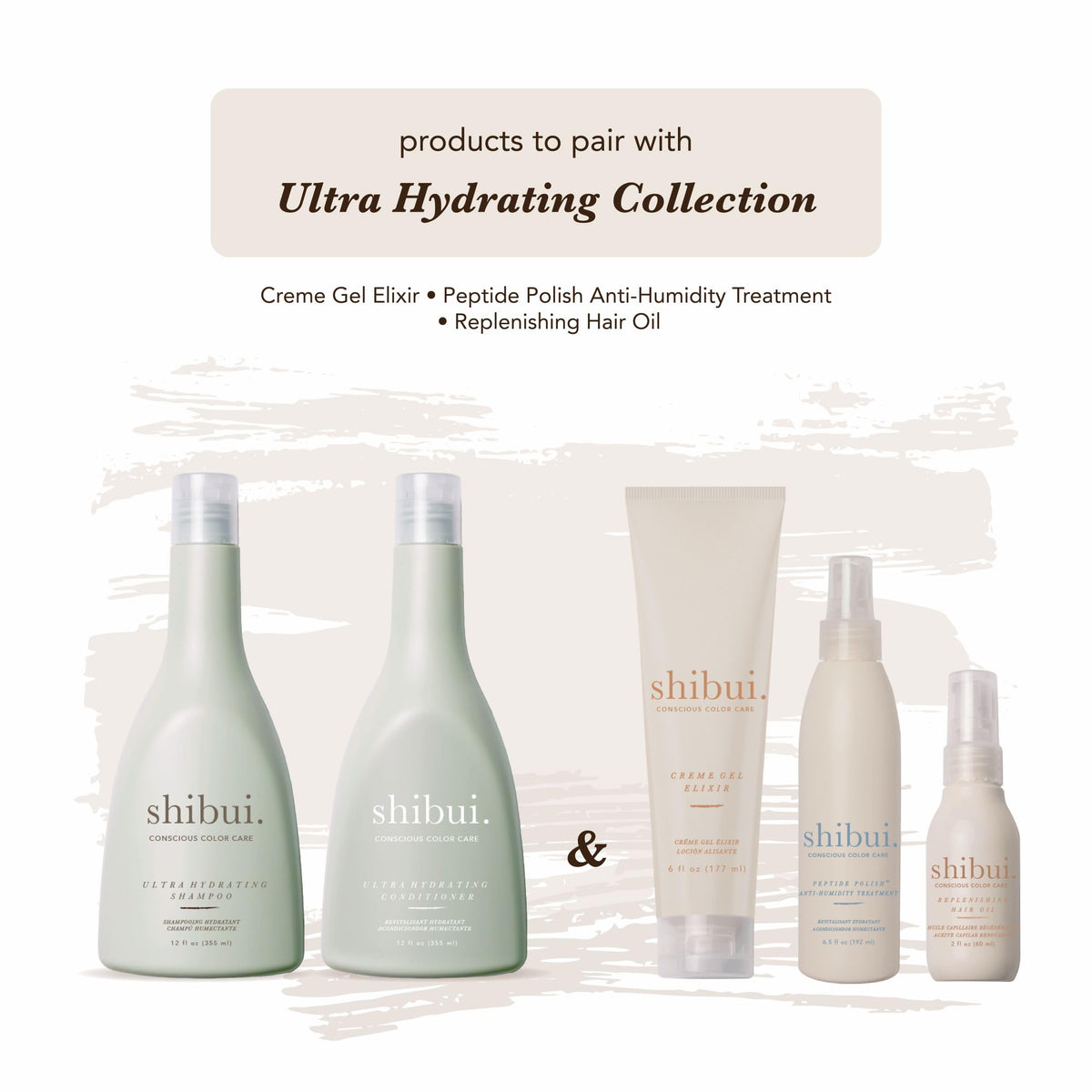 SHIBUI Ultra Hydrating Conditioner color-treated hair glow after use.