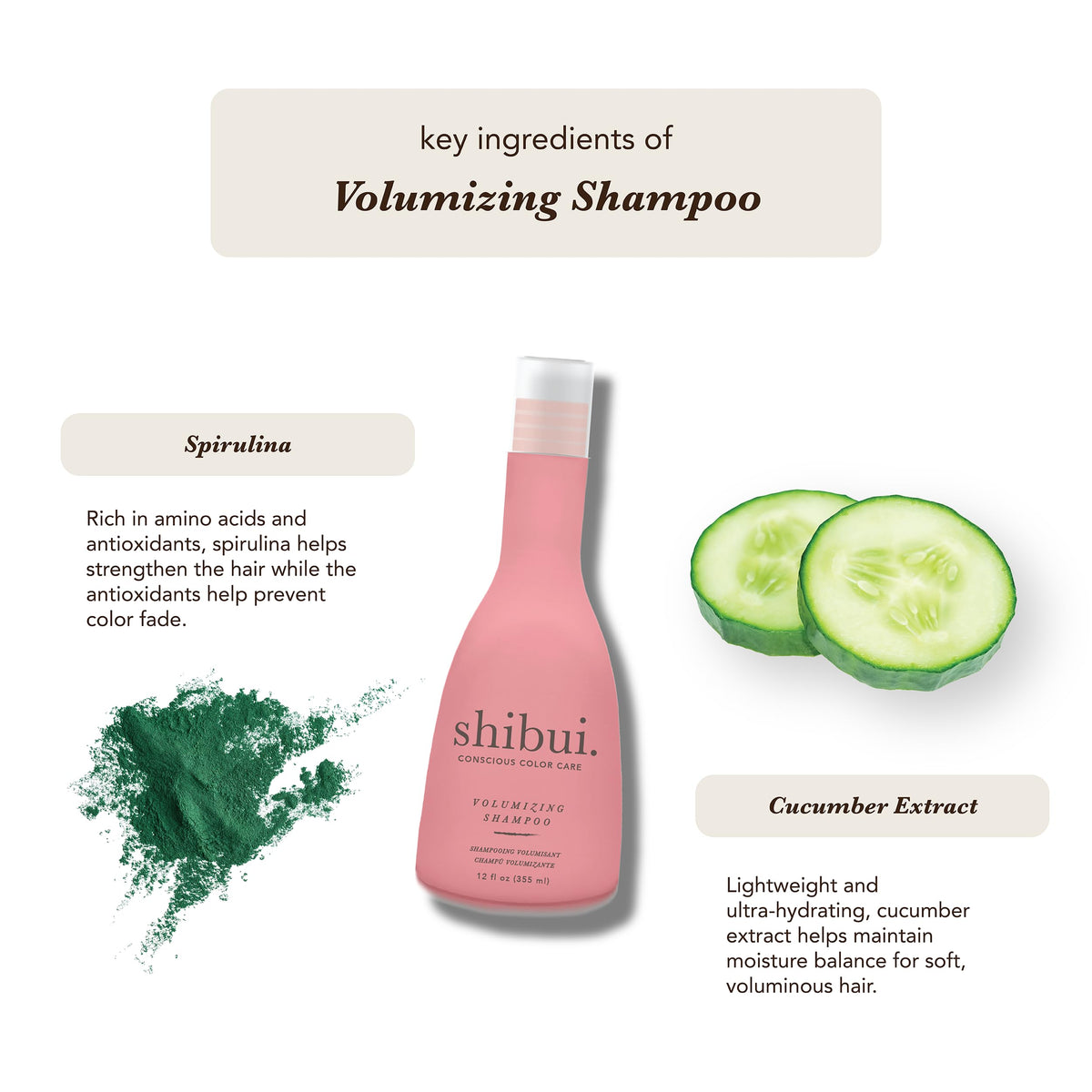 SHIBUI Volumizing Shampoo lather creates lift without weighing hair down