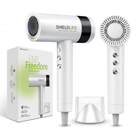 Shield Life fast drying ionic hair dryer front view for quick, healthy-looking styling