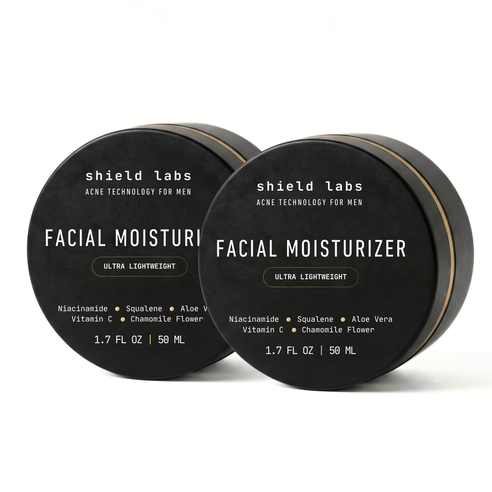 Shield Moisturizer being applied on skin for daily hydration without shine
